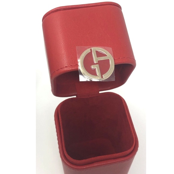 Giorgio Armani Case Red Brush Holder NEW BOX - Picture 3 of 8